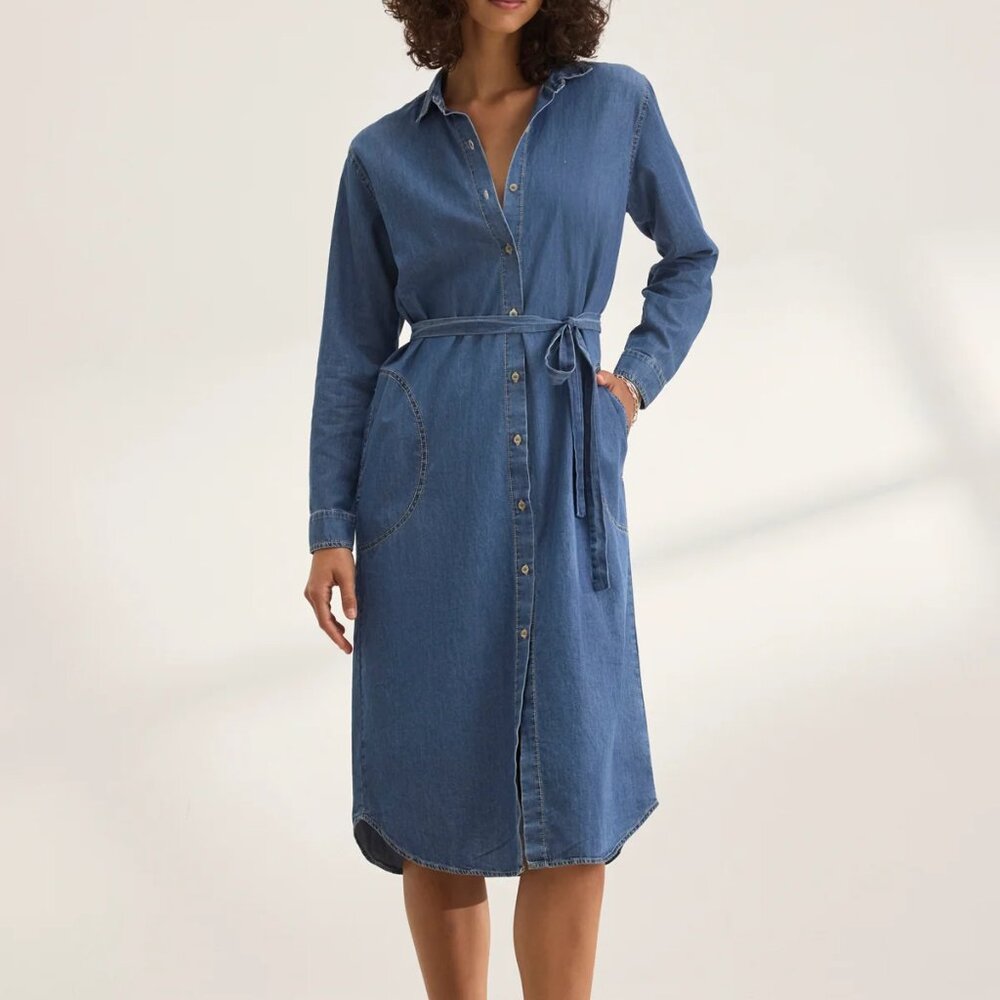 Velvet by Graham & Spencer Izmir Chambray Dress
